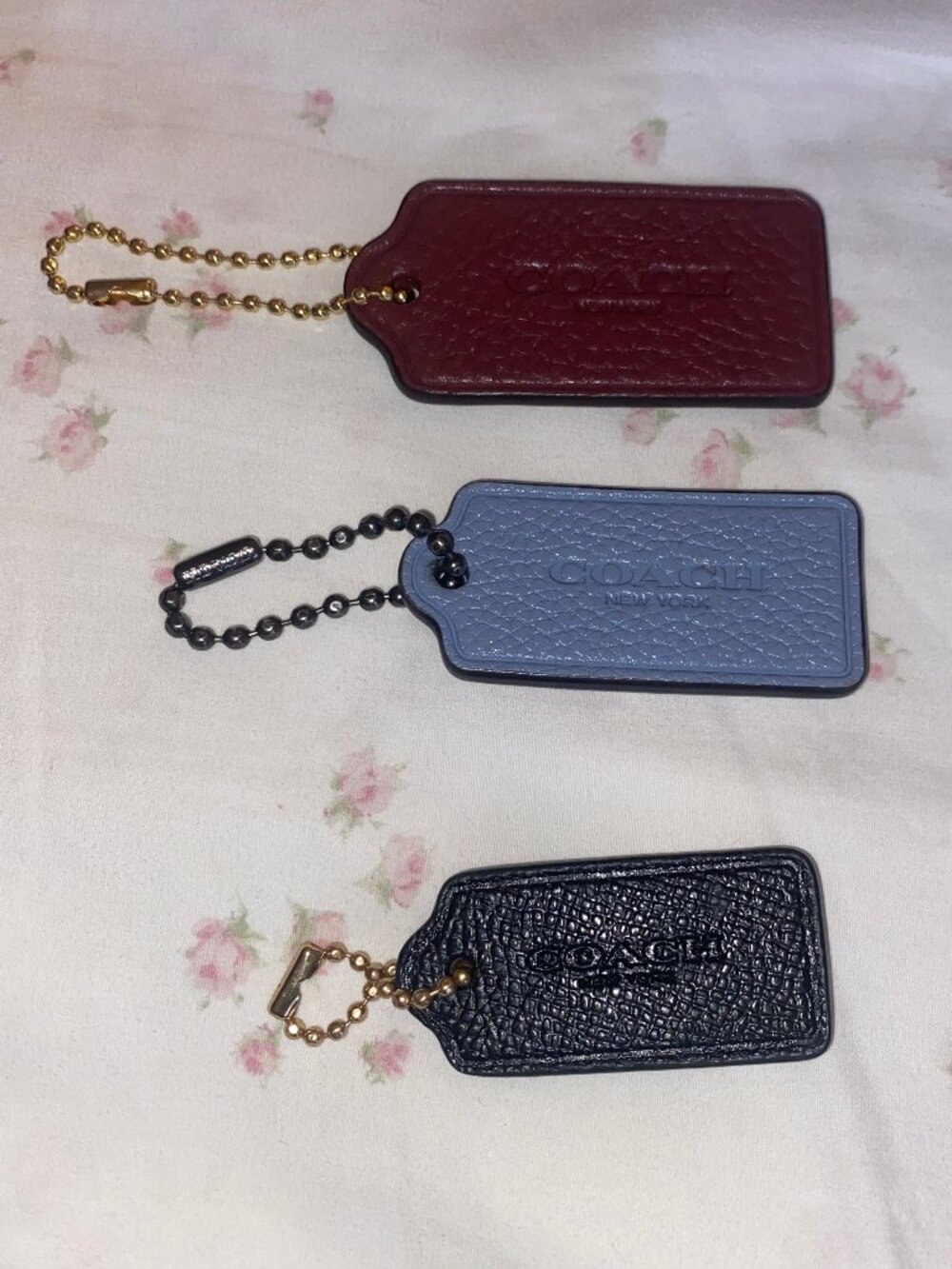 Coach Handbag Pebbled Leather Hang tags Lot of 3